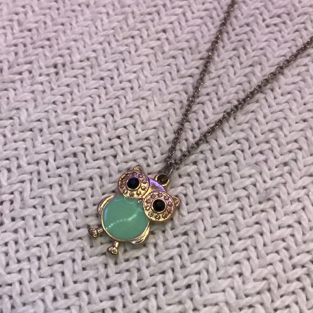 Gold Owl Necklace